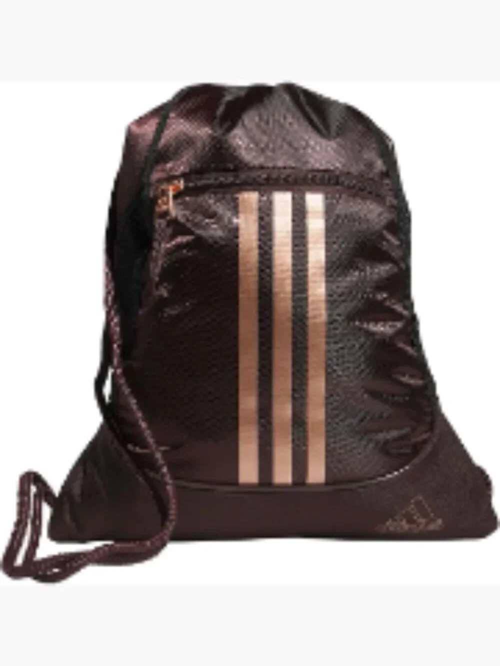 adidas Alliance Drawstring Gym Sackpack - Lightweight Durable Polyester with